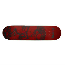 Baby-Tod - Rot/Grau Personalisierte Skateboards