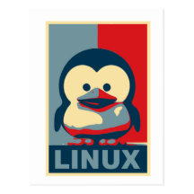 Baby Tux Linux Postkarten