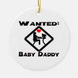 Baby-Vati gewollt Weihnachtsbaum Ornamente