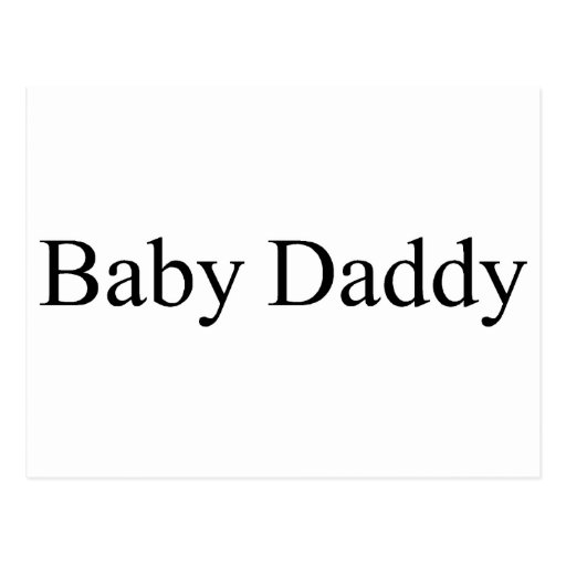 Baby-Vati Postkarte