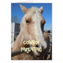 Baby-Windeln - CowboyParenting Grußkarte
