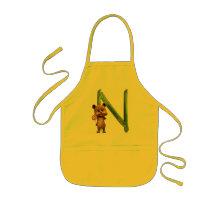 BabyBear Toon Monogramm N Schürzen