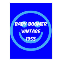 Babyboomer 1953 postkarte