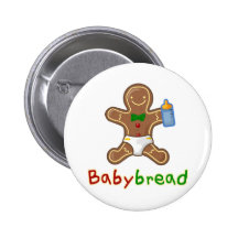 Babybread Lebkuchen-Mann Anstecknadelbutton