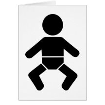 Babyikone Grußkarten