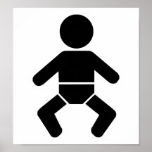 Babyikone Posterdrucke
