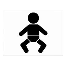Babyikone Postkarte