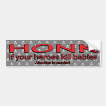 Babymörder Auto Sticker