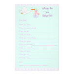 Babyparty-Andenken - Wünsche für Baby Individuelle Druckpapiere