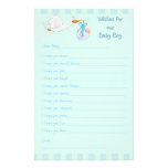 Babyparty-Andenken - Wünsche für Baby Büropapier