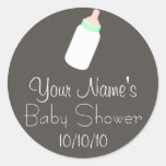 Babyparty-Aufkleber (Baby-Flasche)