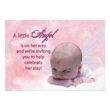 Babyparty-Einladung - Engels-Baby