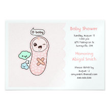 Babyparty-Einladung - O-Baby!