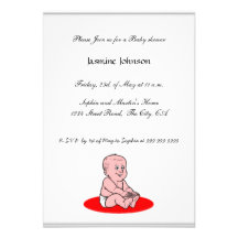Babyparty-Einladungs-Babyjunge
