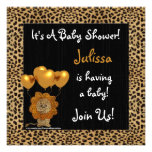 Babyparty-Einladungs-Gepard-Druck