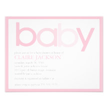 Babyparty (heutiger bester Preis) Individuelle Einladungen