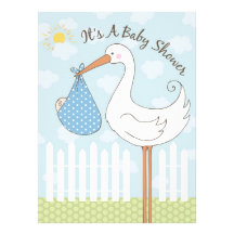 Babyparty-Jungen-Einladung