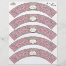 Babyparty-Kuchen-Dekor - königliche Prinzessin Cro Personalisierte Flyer