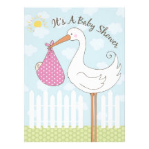 Babyparty-Mädchen-Einladung