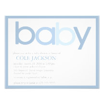 Babyparty Personalisierte Einladungen