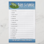 Babyparty-Spiel - Baby-Wort-Jagd Individuelle Flyer