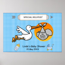 Babyparty-Spiel Plakatdruck