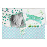 Babyparty Tartan danken Ihnen zu kardieren Karte