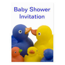 Babyparty-Visitenkarte - Enten-Familien-Gruppe