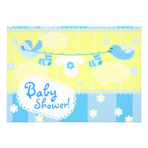 Babypartyeinladung - Junge