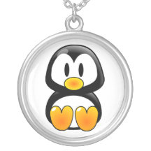 Babypenguin-Cartoon-Halskette