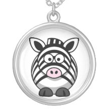 Babyzebra-Cartoon-Halskette
