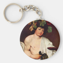 Bacchus durch Caravaggio Schlüsselbänder