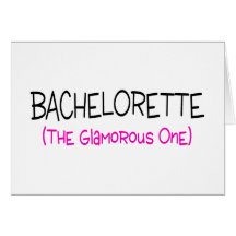 Bachelorette das bezaubernde grußkarte