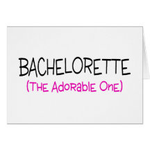 Bachelorette das entzückende karte