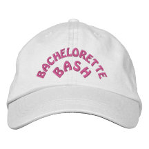 Bachelorette heftiger Schlag Bestickte Kappen