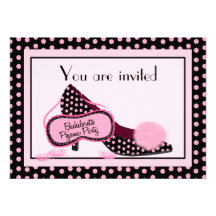 Bachelorette Pajama Party Invitation