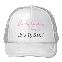 Bachelorettes in Vegas (rosa Schwarzes) Kultmütze