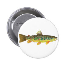 Bachforelle-Fischen Button