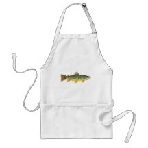 Bachforelle-Fischen Schürze