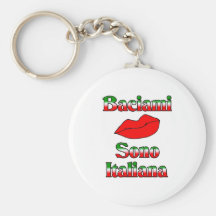 Baciami Sono Italiana (küssen Sie mich, den ich it Schlüsselbänder