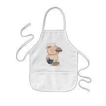 Backen-Schwein-Schürzekinder