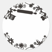 Backenbäckereigerät-Blumengeschenk-Umbauaufkleber
