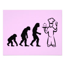 Bäcker-Evolution Einladungen