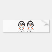 bad penguin - Pinguin Autosticker