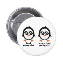 bad penguin - Pinguin Button