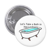 Bad-Zeit-Knopf! Anstecknadelbutton