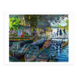 Badegäste am La Grenouillere Claude Monet Postkarten