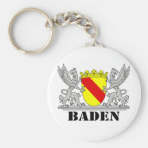Baden Wappen mit Schrift Baden Schlüsselbänder