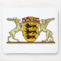 Baden-Württemberg großes Landeswappen Mauspad
