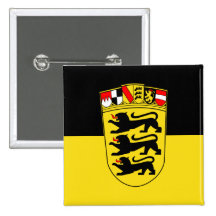 Baden-Württemberg (Staat, größere Arme), Deutschla Anstecknadel